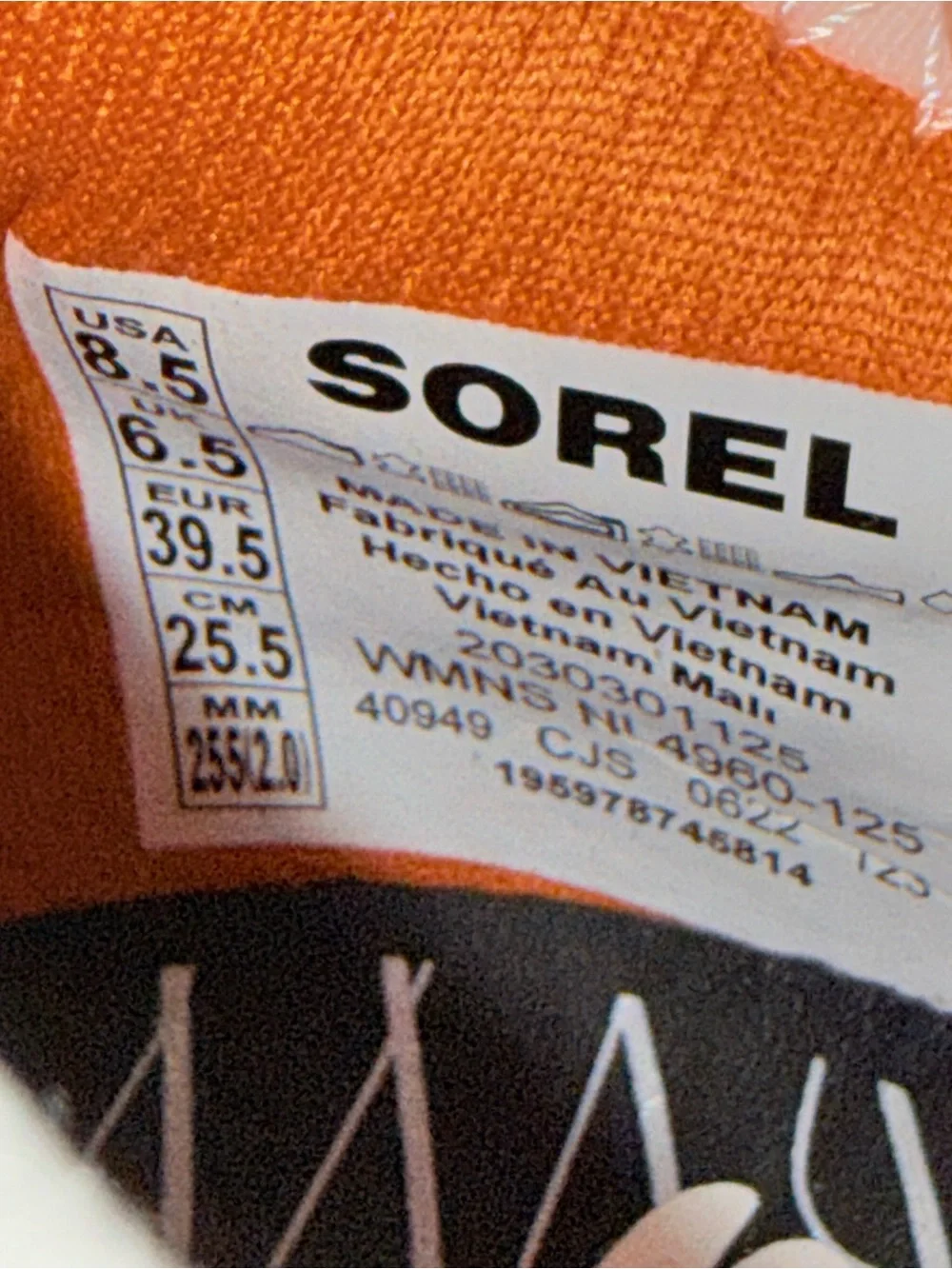 SOREL KINETIC IMPACT II Slip-On Sneakers with Orange, Neon Yellow & Black